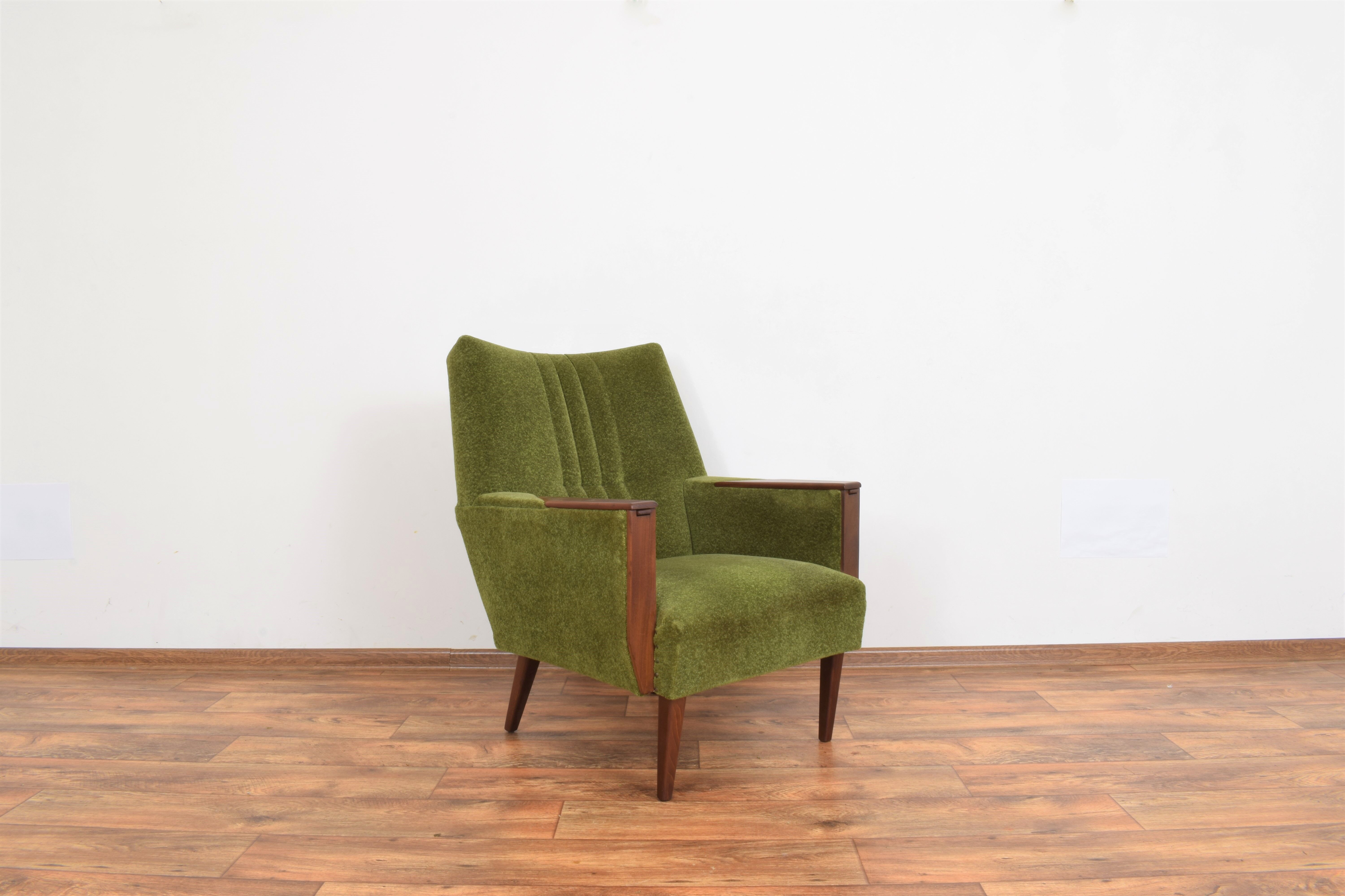 Danish teak armchairs, set of 2