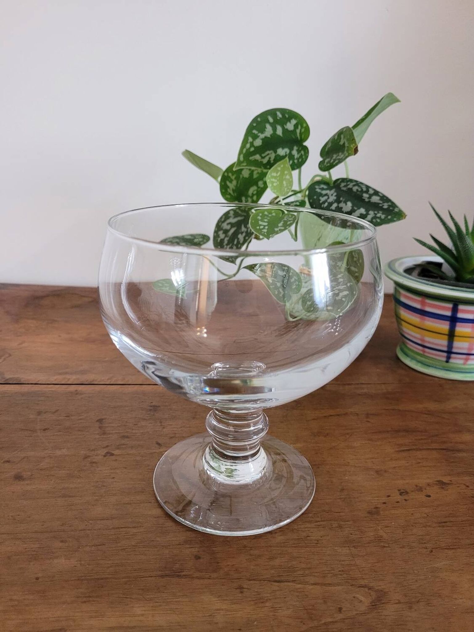 Grande coupe en verre