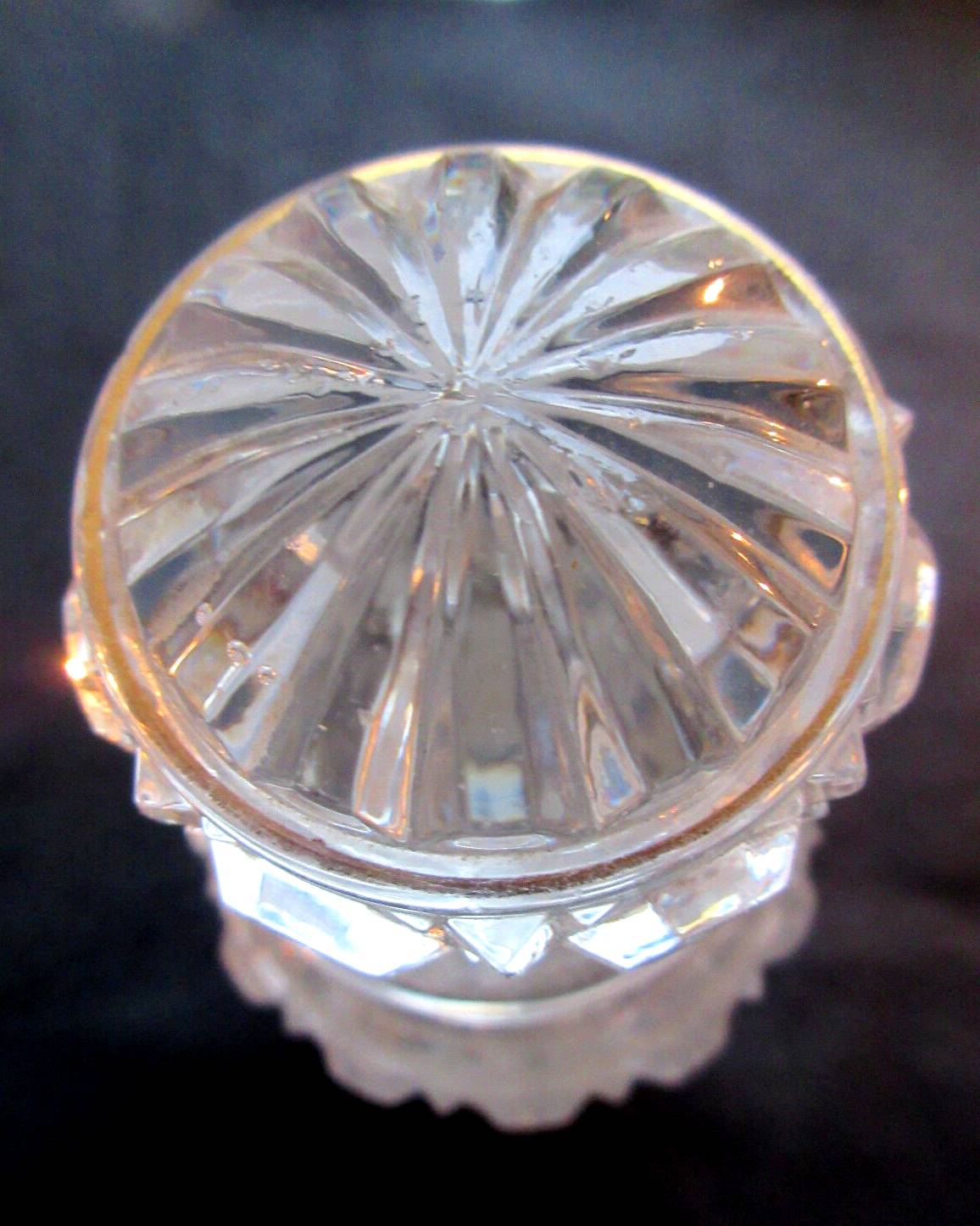 Large Baccarat crystal perfume bottle, Pierreries model, 21 cm