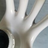 White ceramic hand lamp