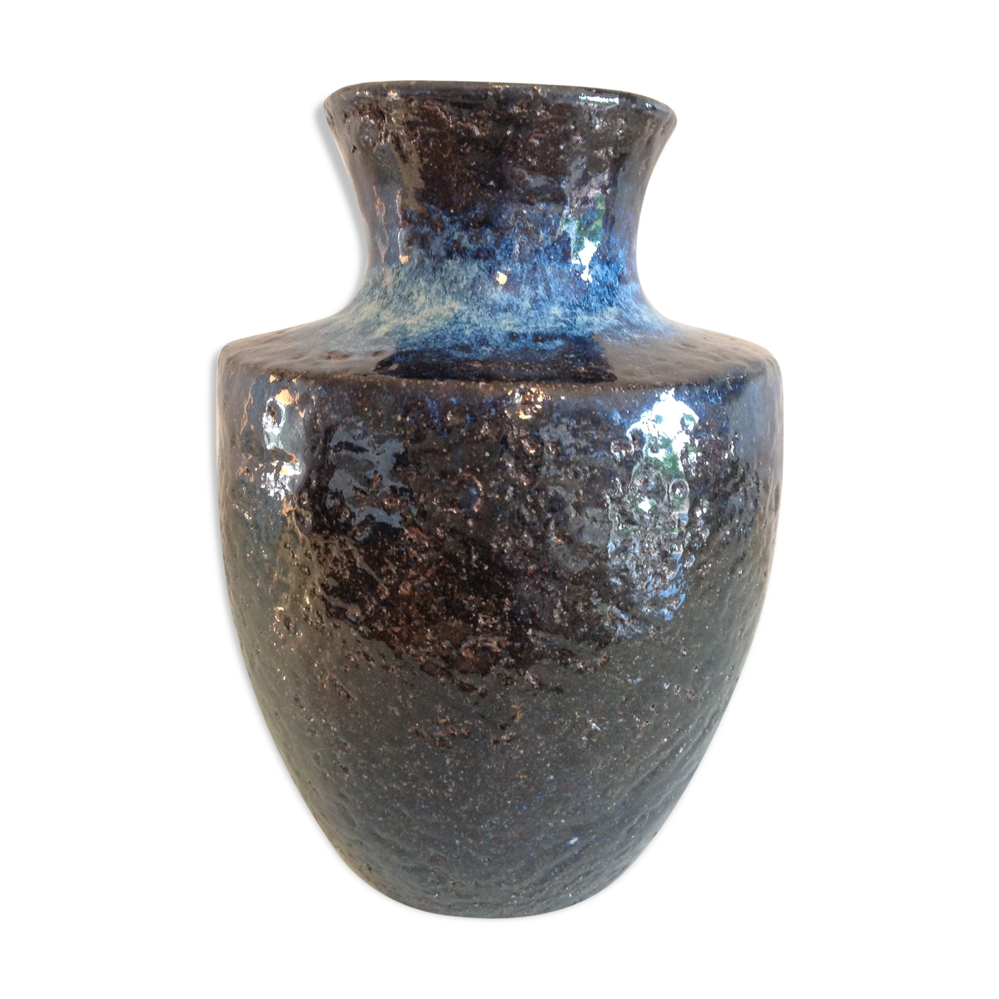 Blue ceramic vase 60/70