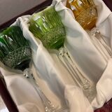 6 Roemers crystal wine glasses