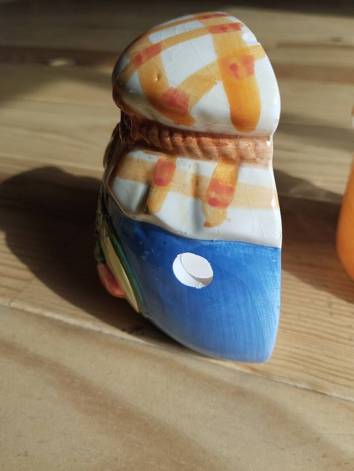 Retro ceramic barbotine kitchen set