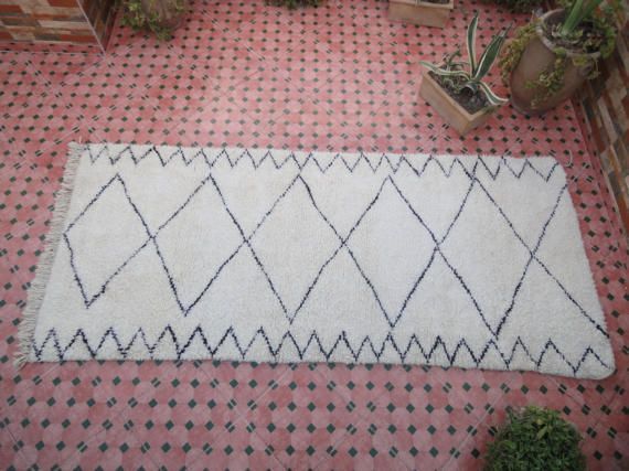 Beni ouarain 263x115cm hallway carpet