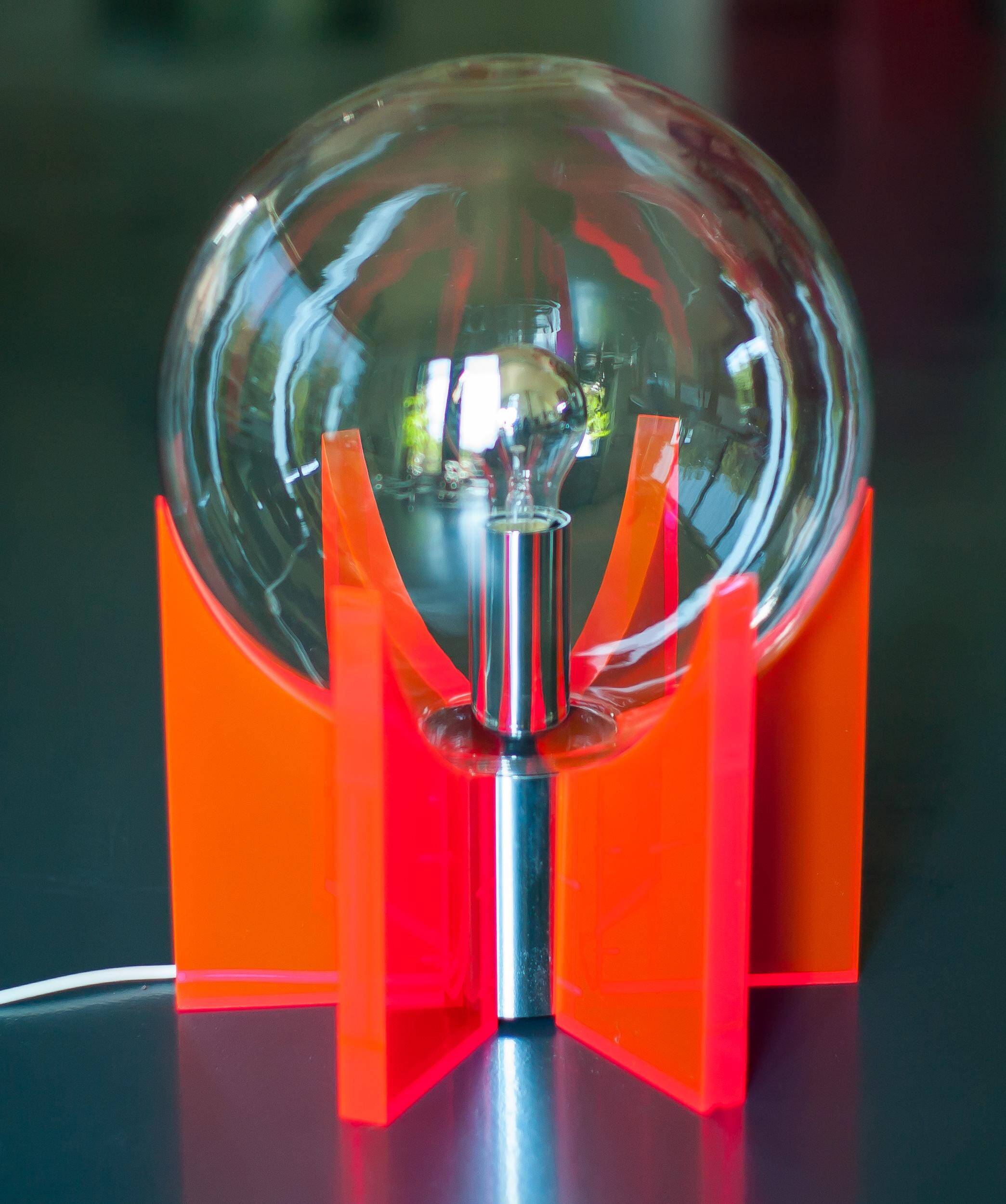 Acrylic lamp "King Sun"