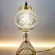 Val Saint Lambert kristallen tafellamp – vintage ananasvorm 1960-1970