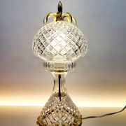 Val Saint Lambert kristallen tafellamp – vintage ananasvorm 1960-1970