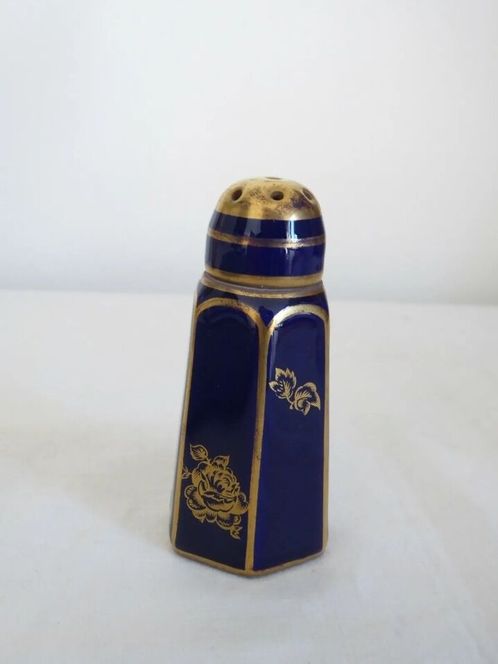 Limoges porcelain salt shaker Paul Pastaud