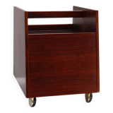 Magazine LP Caddy Rack by Rolf Hesland for Bruksbo, Norway 1970s