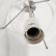 Dutch design - Hala Zeist - hanging lamp - satined glass - marked - post modern - 80's