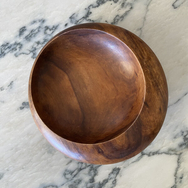 Wooden bowl