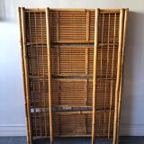 Bamboo folding shelf