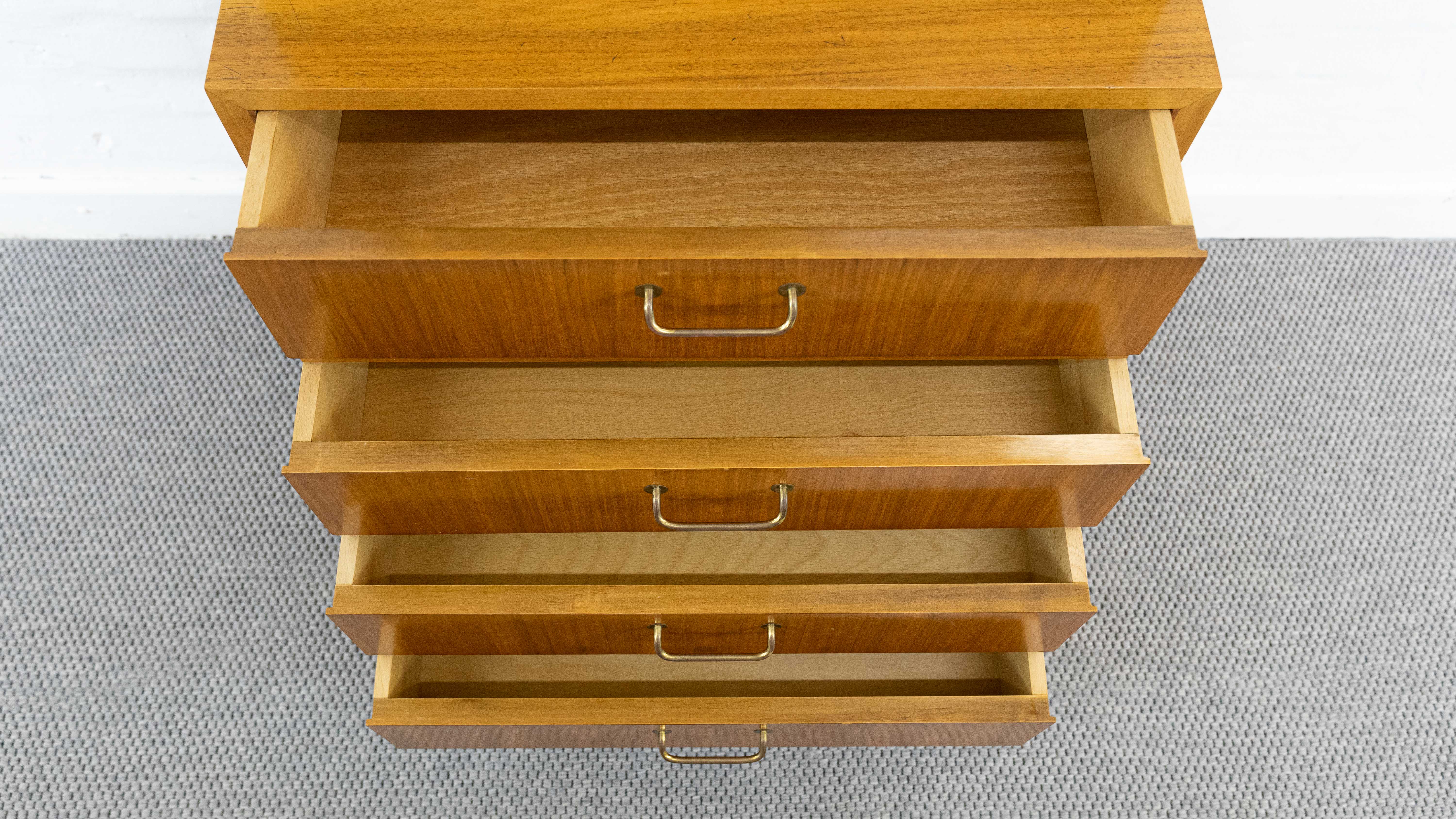 Vintage mid century bar cabinet by ernst behr, germany 1950s