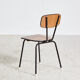 School chair on metal frame