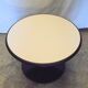 Coffee table round double-sided tray and tulip foot 70s