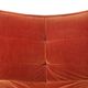 Vintage velvet armchair, 1970