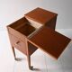Scandinavian Vintage Mahogany Storage Trolley