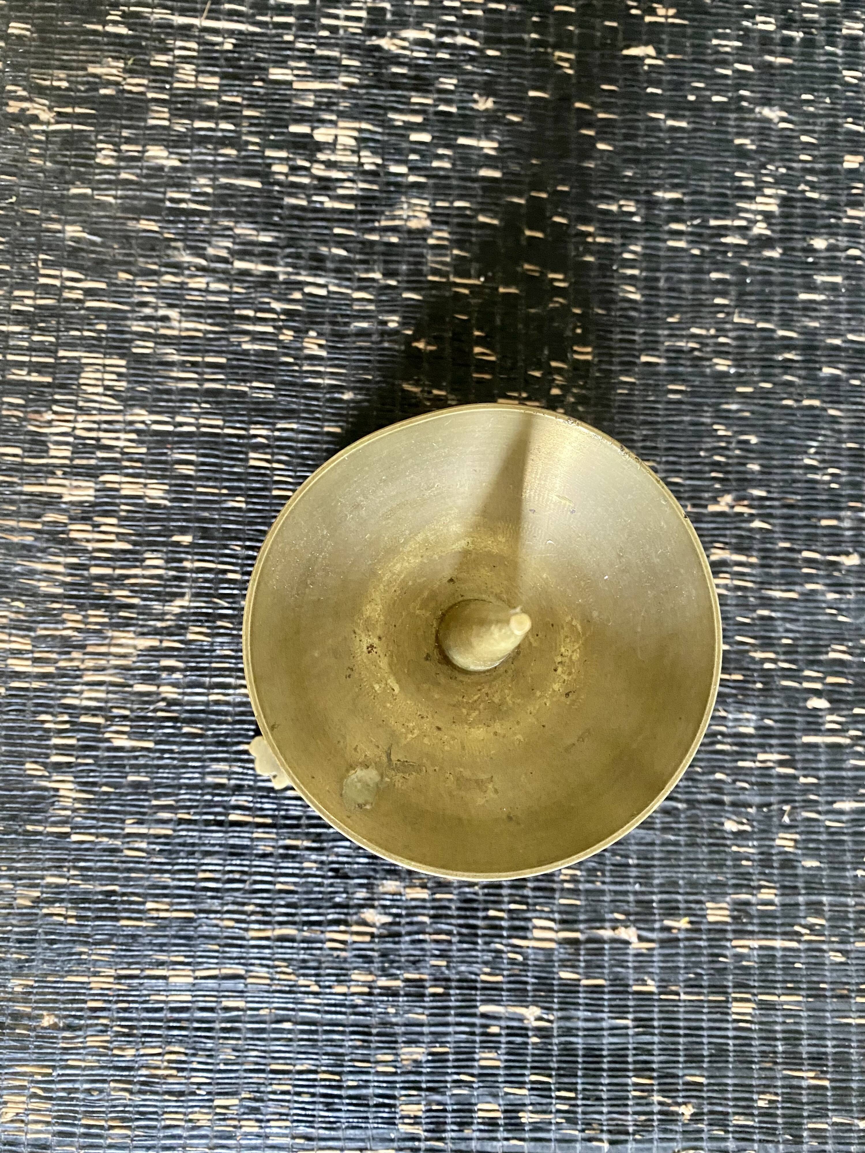 Brass church candle holder