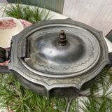 Victorian pewter teapot English nineteenth