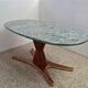 Table in rosewood and marble by Vittorio Dassi for Mobili Moderni Lissone, 1950