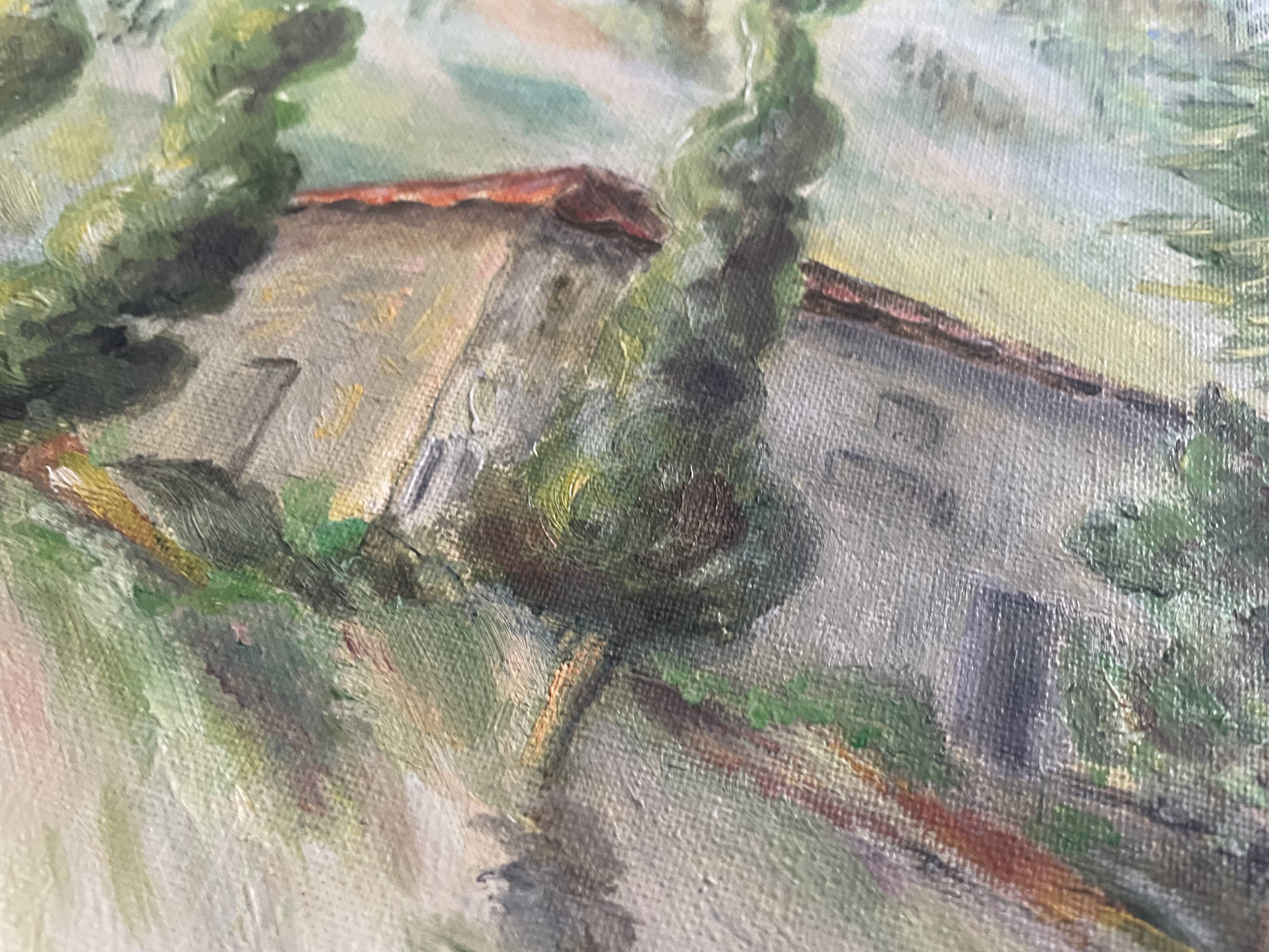 Mountain landscape painting