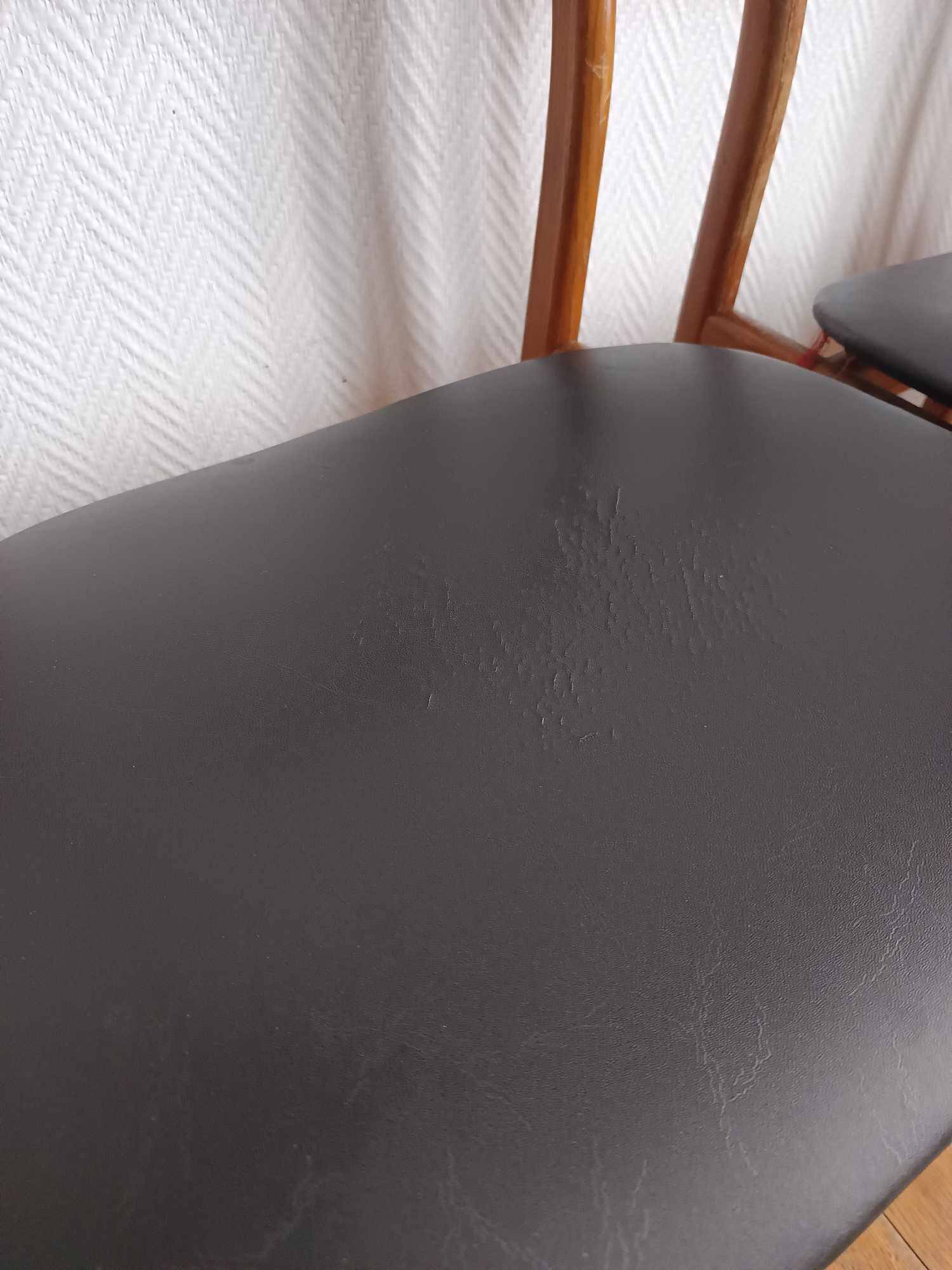 Five vintage Scandinavian chairs 1970