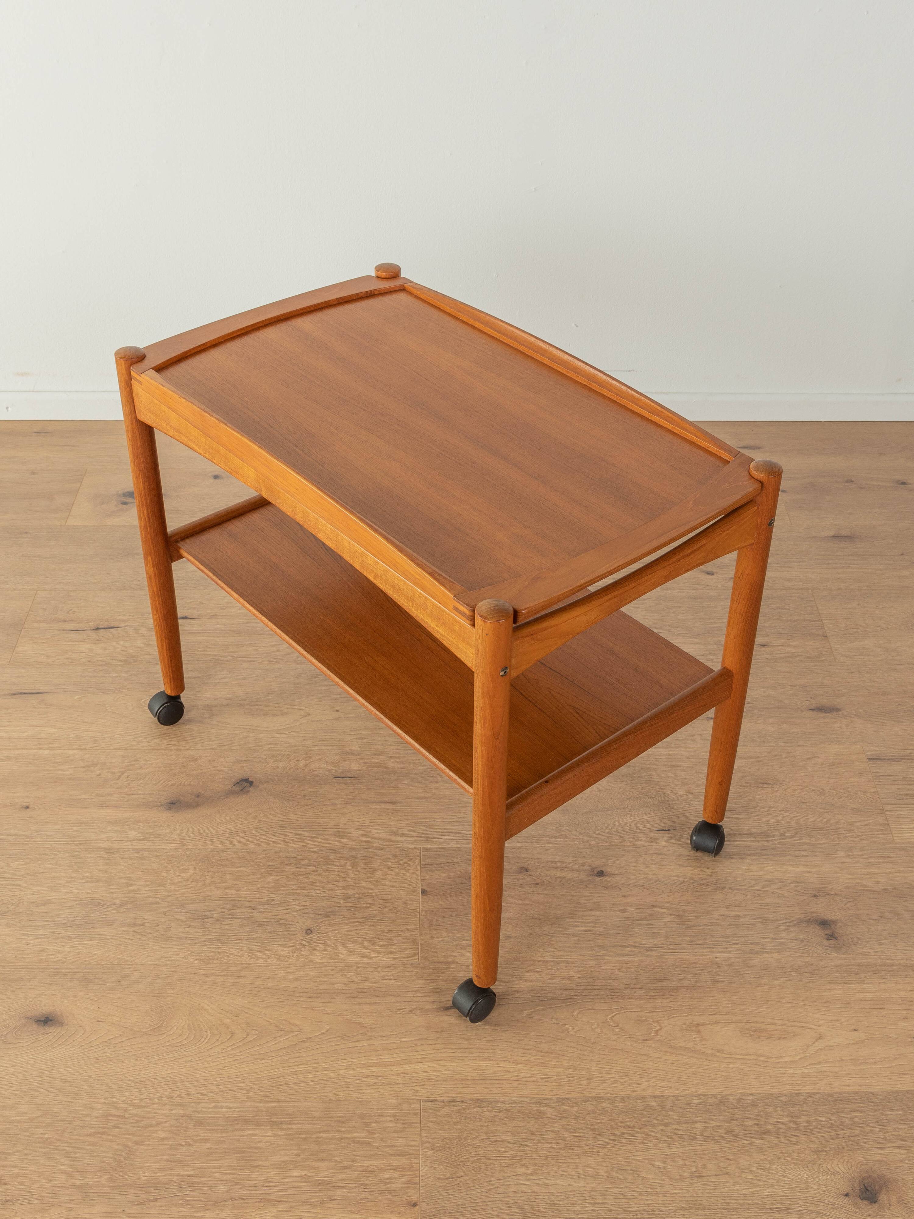 1960s serving trolley, Poul Hundevad, vintage