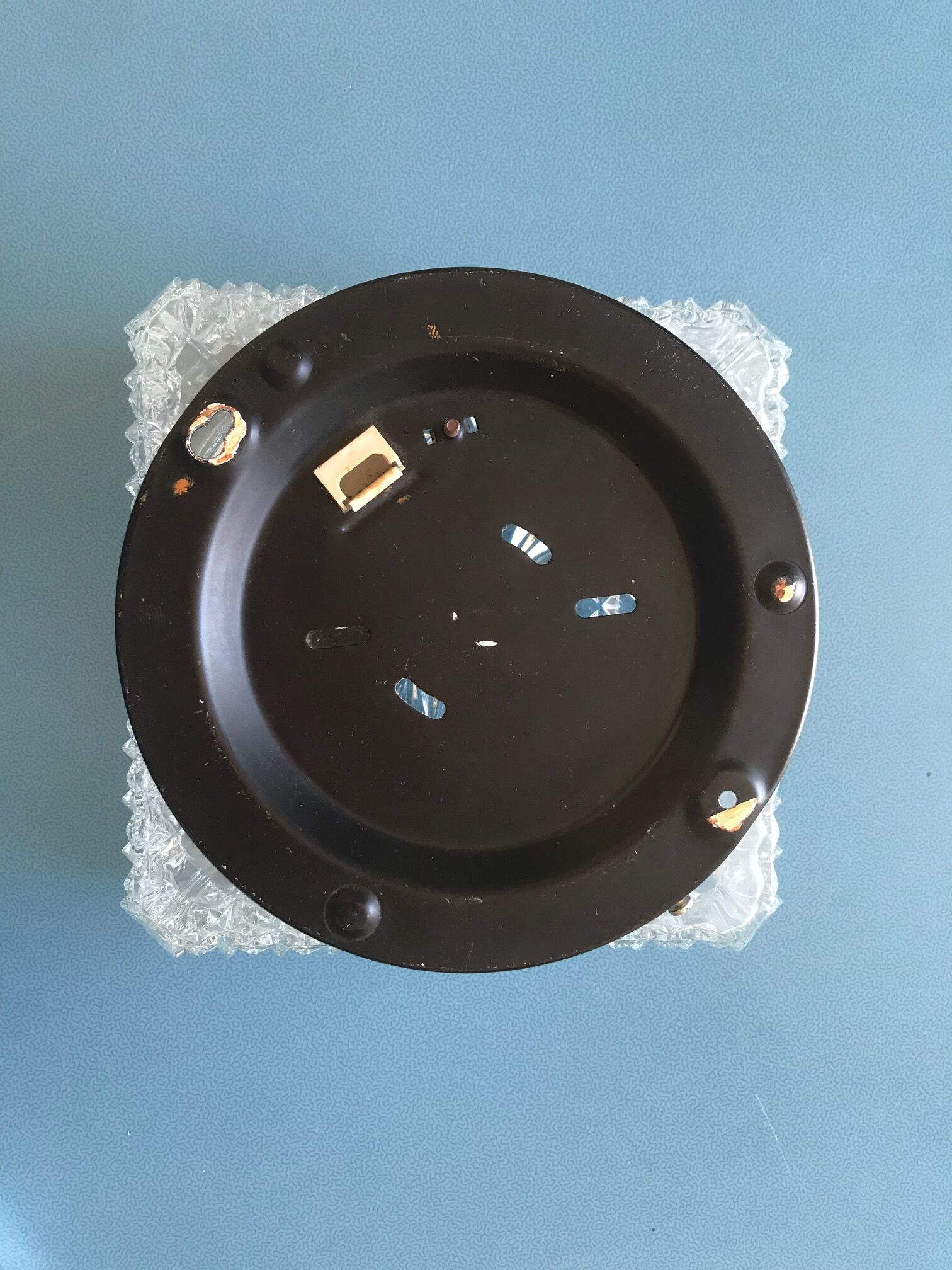 Square ceiling lamp in molded glass