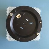 Square ceiling lamp in molded glass