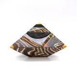 Ceramic box by Evenisse Gual - in Art Deco style - vintage (circa 1993)