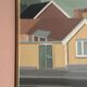 Original Vintage Swedish Oil on Canvas – “City Scene” by Gunnar Fohlin – Signed & Dated 1987 – Vintage & Framed
