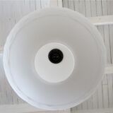 suspension opaline teak Louis Kalff Philips 60s