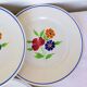 6 vintage dinner plates from the Badonviller factory