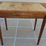 Italian wooden table with 2 extensions from 90 cm to 150 cm, completely restored