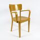 Set of 4 wooden dining chairs, 1960s