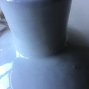 Lampe vintage en céramique craquelée
