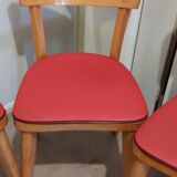 5 vintage bistro chairs