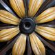 Floral metal ceiling light from the 70s/80s.