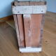 Industrial style wooden transport crate or chest