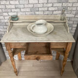 Antique marble toilet table