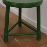 Tabouret tripode bois vert 400mm