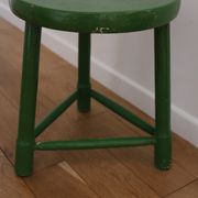Green wood tripod stool 400mm