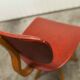 Workshop chair 1950 feet compass skaï red atypical