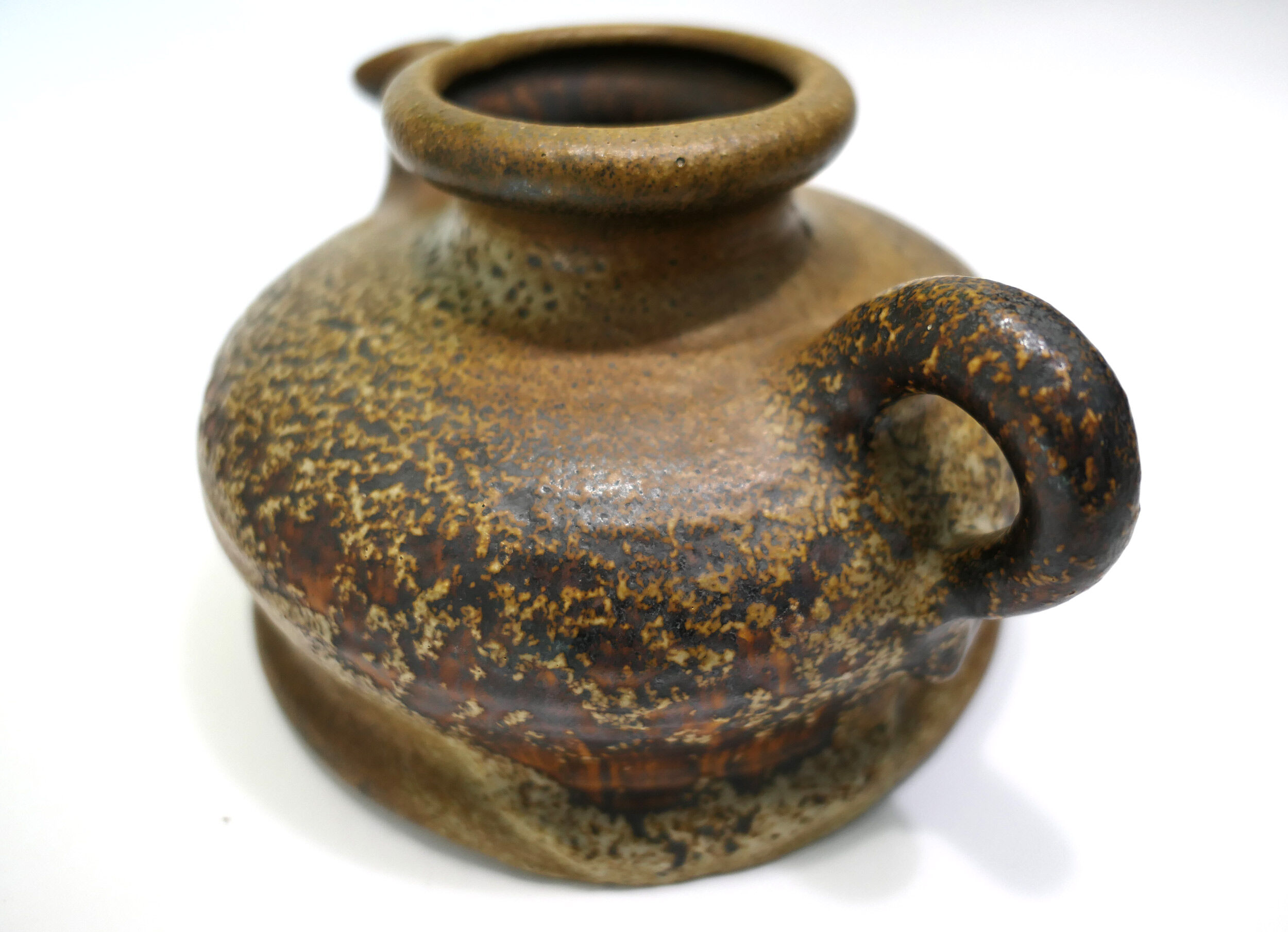 Modernist brutalist ceramic pot 1960s