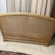 Vintage sofa in cannage and wood 1960