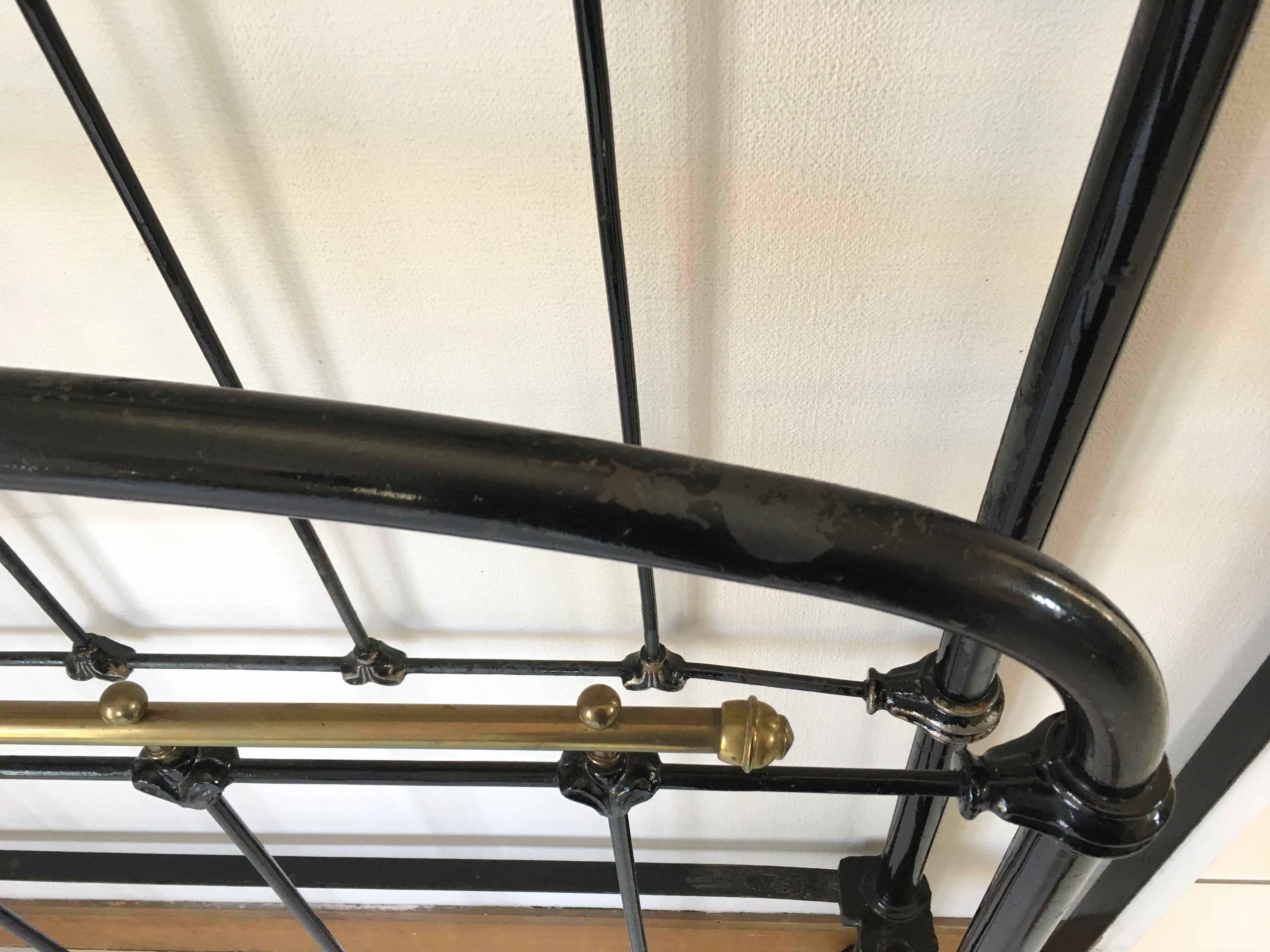 Iron bed Napoleon III in 140 x 190