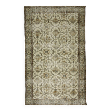 Tapis vintage anatolien turc fait main 284 cm x 186 cm