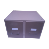 Metal cabinet 2 drawers industrial loft 70s