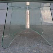 Roundtable low 80s vintage in glass and plexiglass