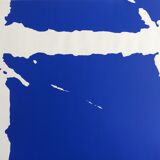 Simon Hantaï, Centre d'art de Flaine, 1984. Original poster in screen print (large format)